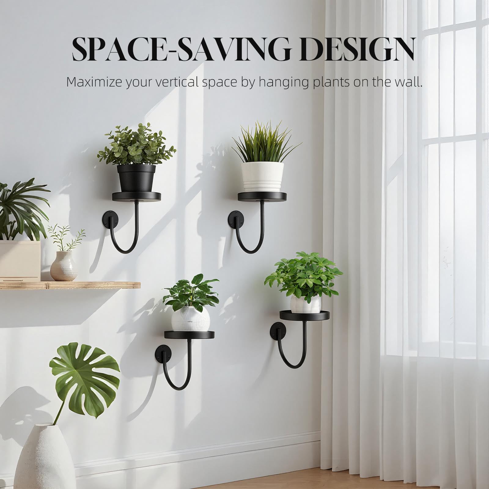 Neiteli wall planters indoor setup demonstrating space-saving vertical garden potential