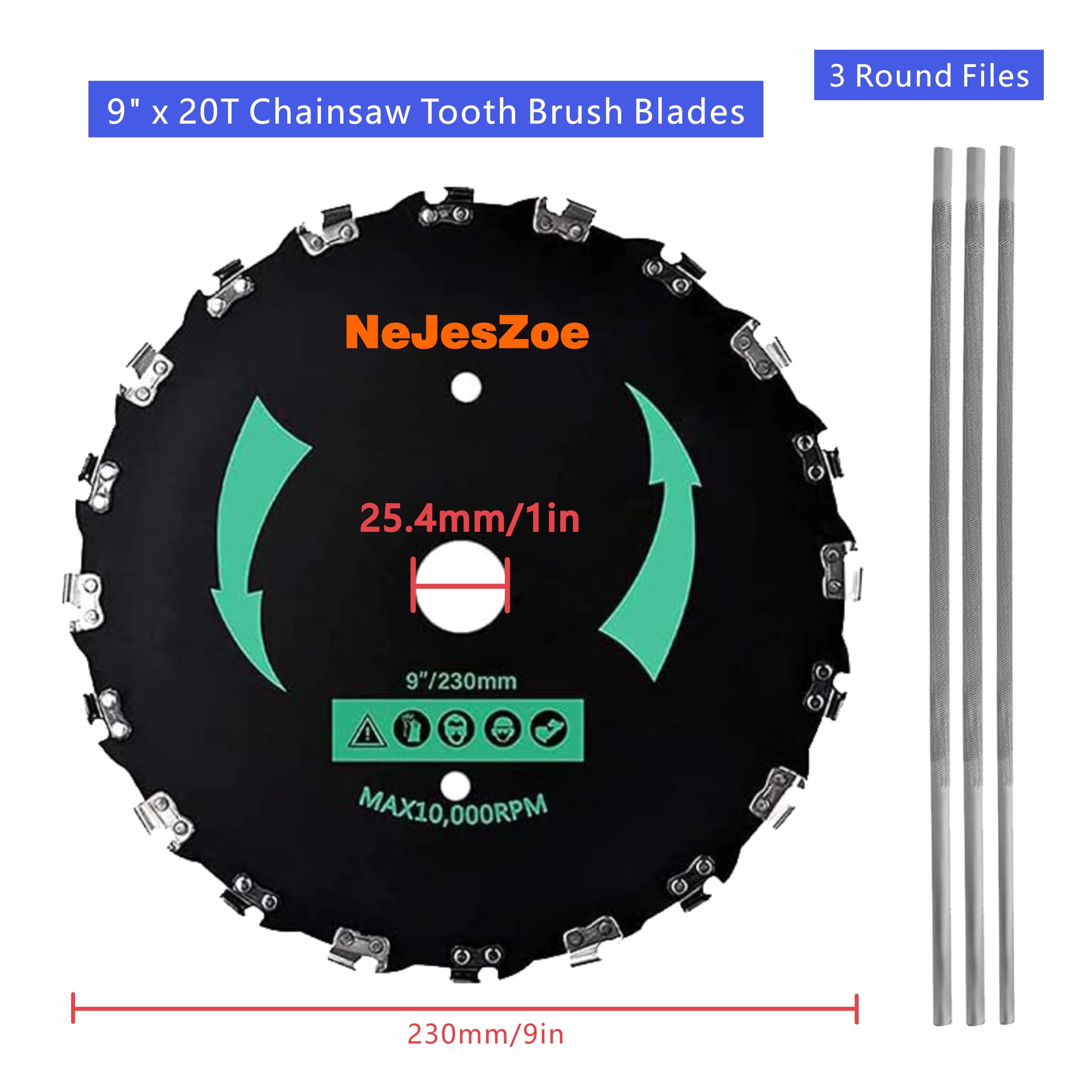 NeJesZoe blade adapter kit for Stihl 1-inch arbor enables versatile attachment.