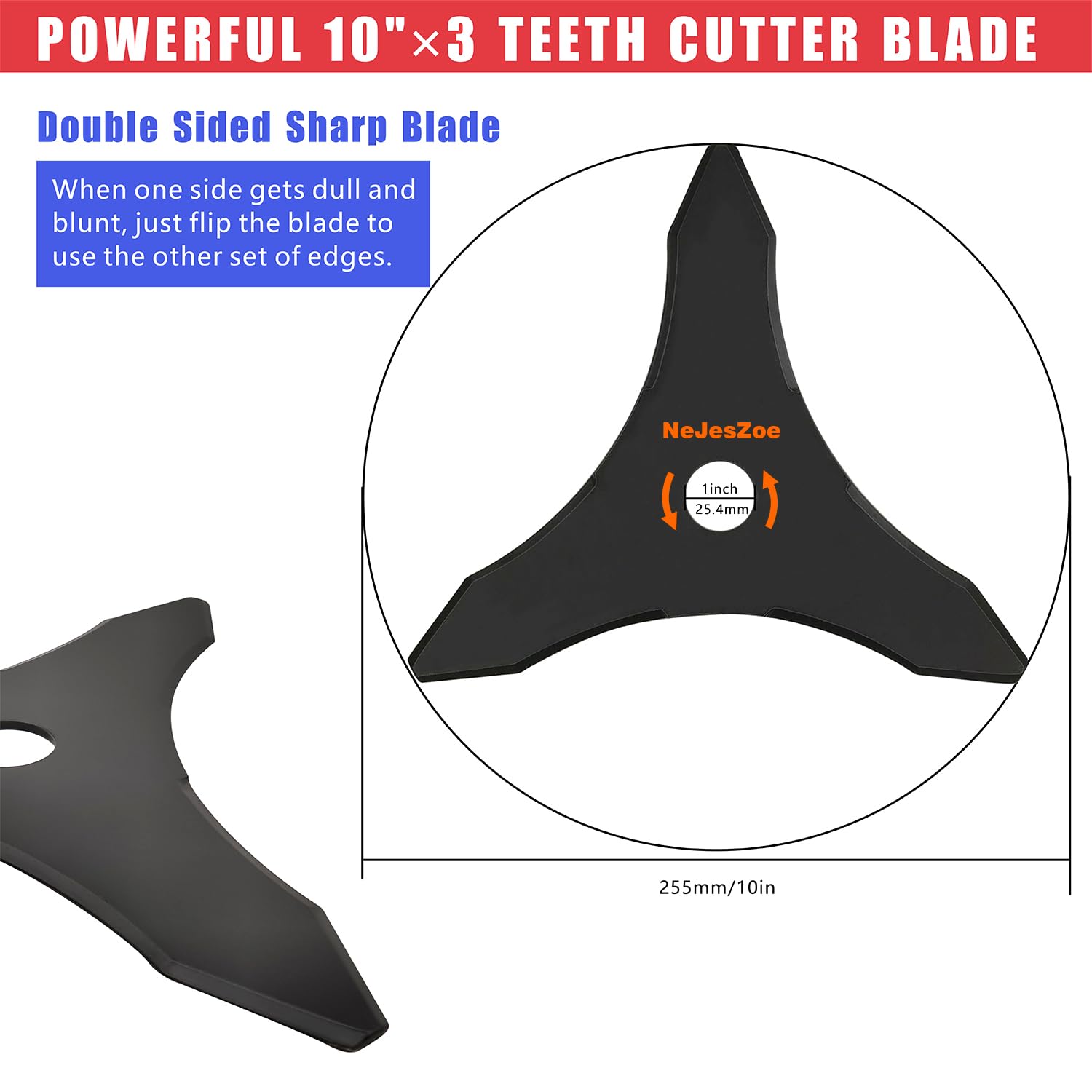NeJesZoe blade adapter kit for Stihl ensures easy arbor fit.