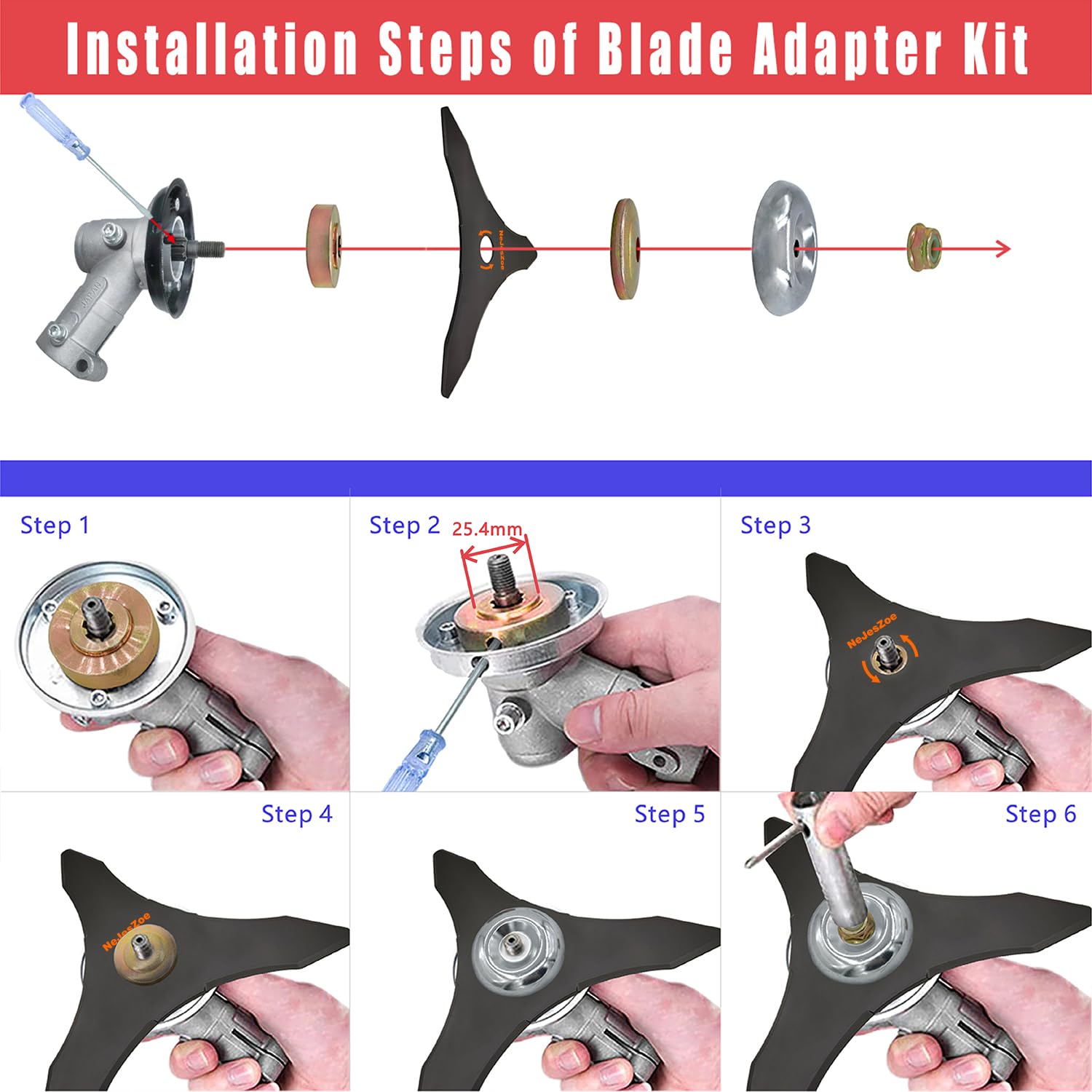 NeJesZoe rider plate provides stable alignment during heavy trimming.