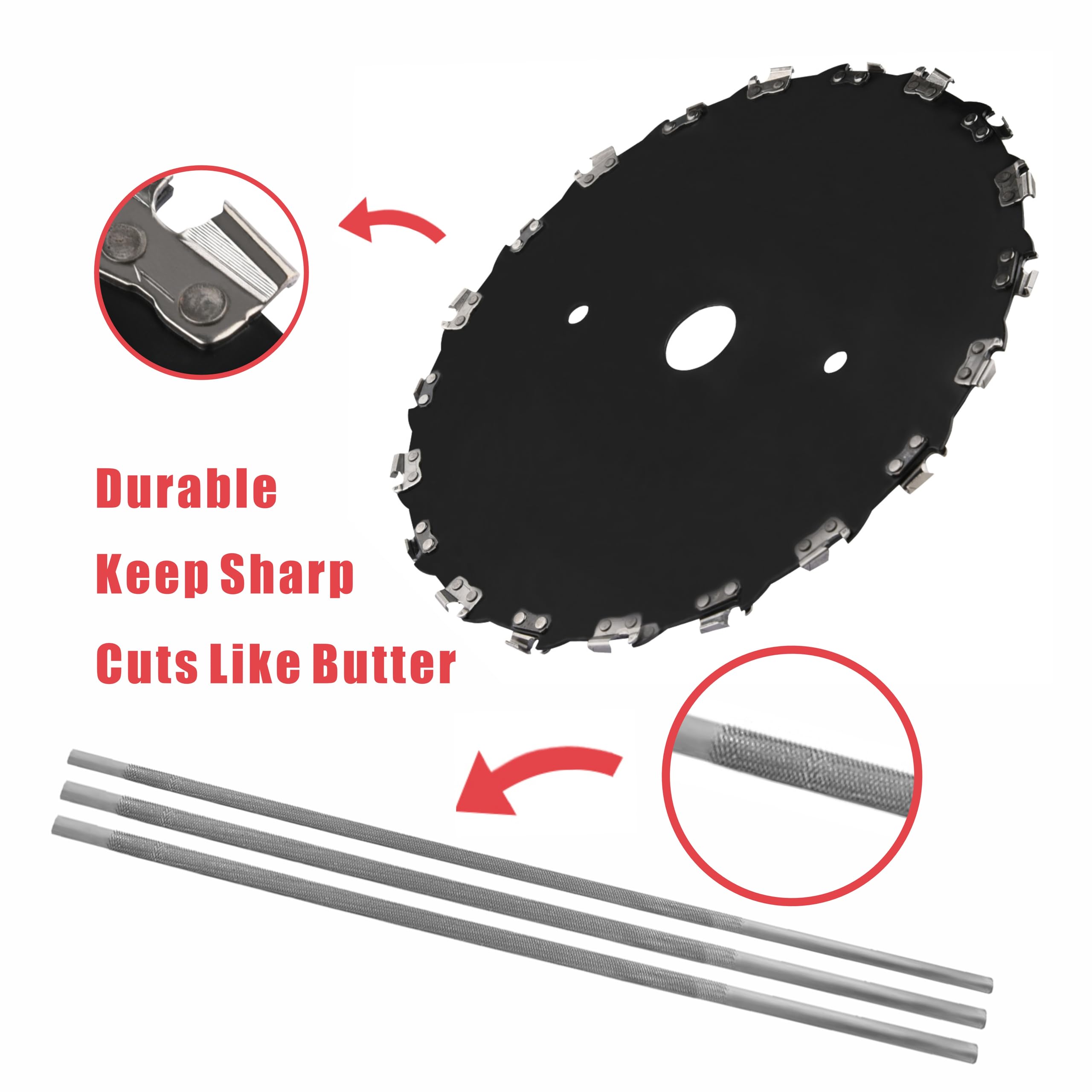 NeJesZoe round files set for precise blade sharpening.