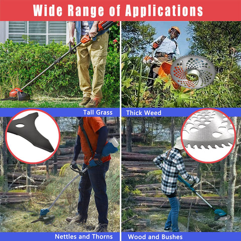 Safety reminder highlighting protective gear for safe operation with blade tools