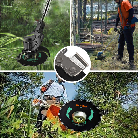 NeJesZoe universal replacement blades for quicker yard maintenance.