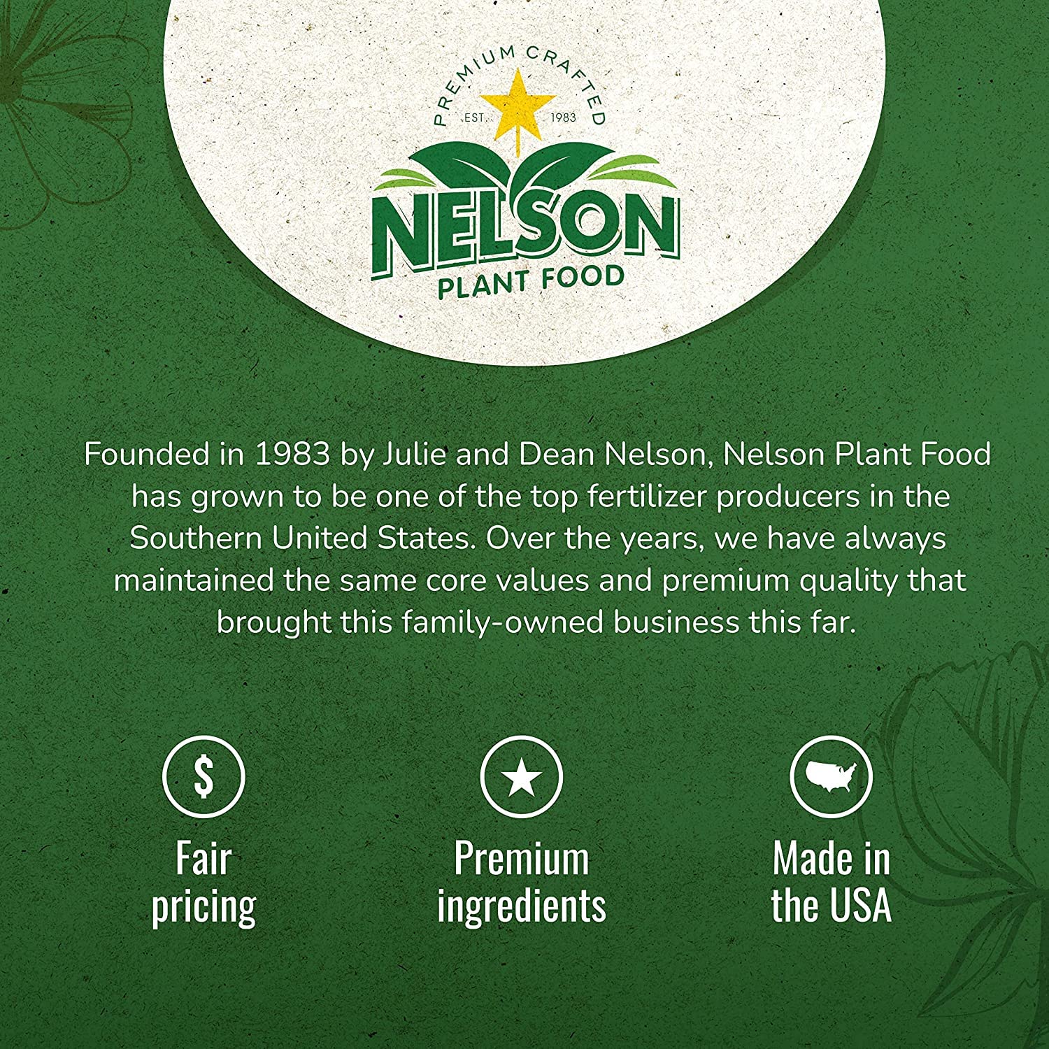 Nelson ColorStar container with cap, ideal for consistent plant nutrition.