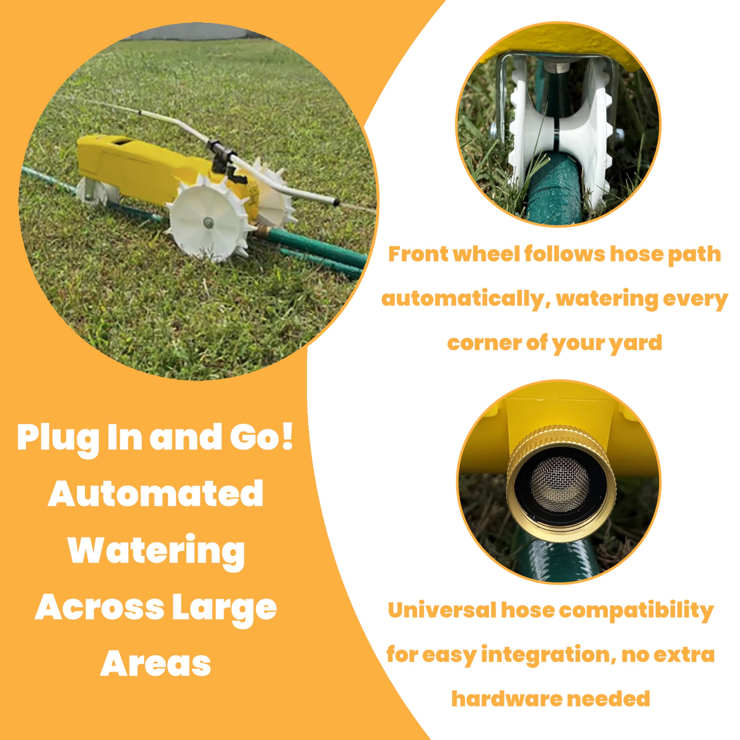 Nelson Rain Train offers adjustable speeds for tailored saturation across your yard