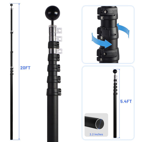 NELXINJO 18-inch PVC sleeve enables easy mounting on various surfaces