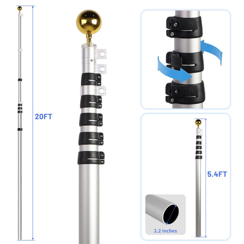 NELXINJO PVC sleeve mounting kit for quick, secure outdoor installation.