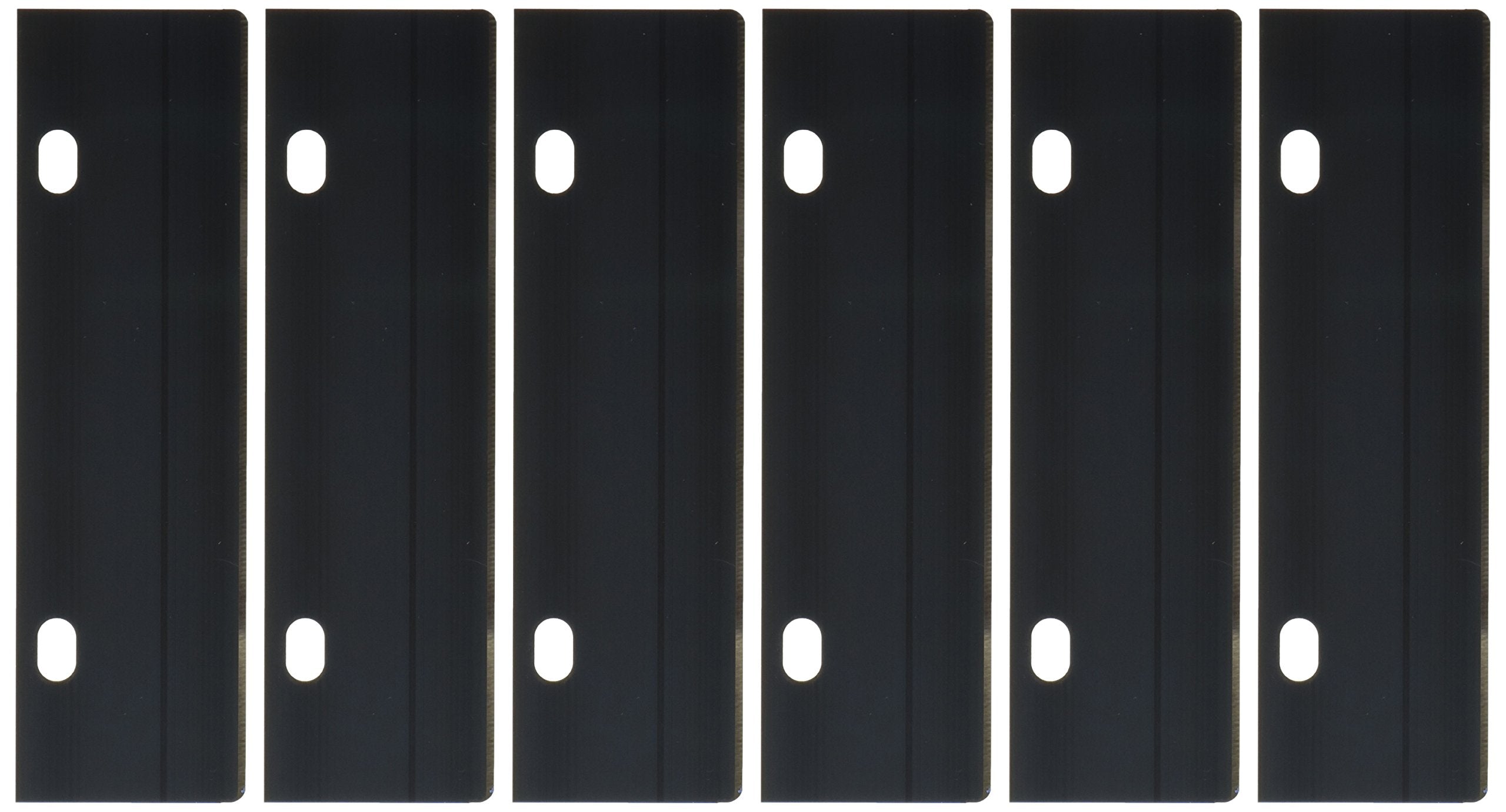 Nemco Easy Grill Scraper replacement blade six-pack in durable stainless steel for easy upkeep