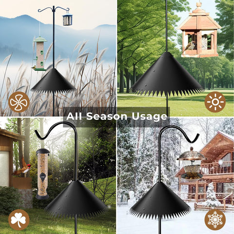 nenowond squirrel baffle 2-pack provides value and ongoing protection