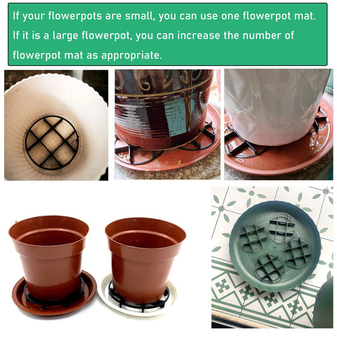 NentMent plant pot elevator feet improve ventilation and protect roots.