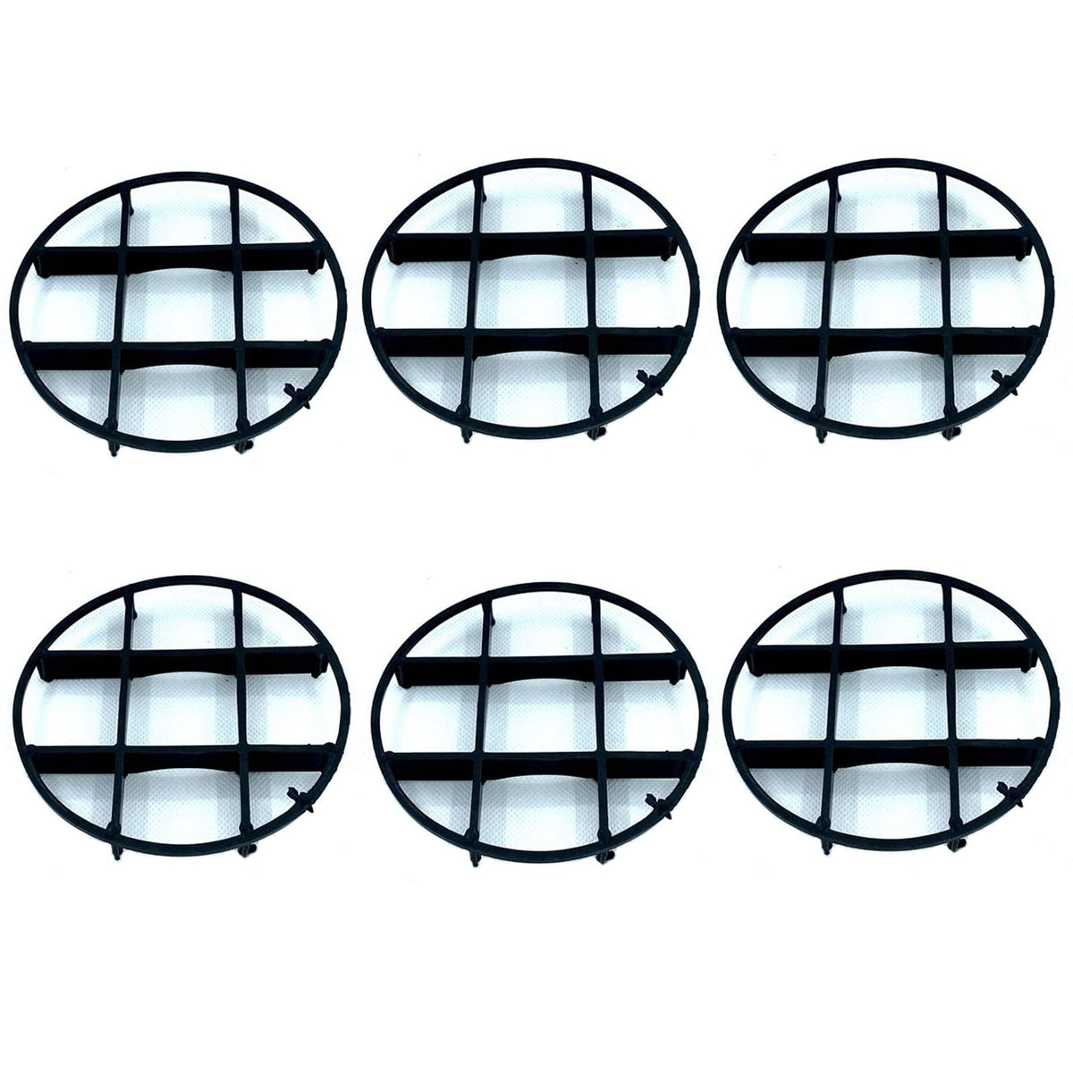 NentMent plant pot feet 6-pack elevating pots for improved drainage and airflow.