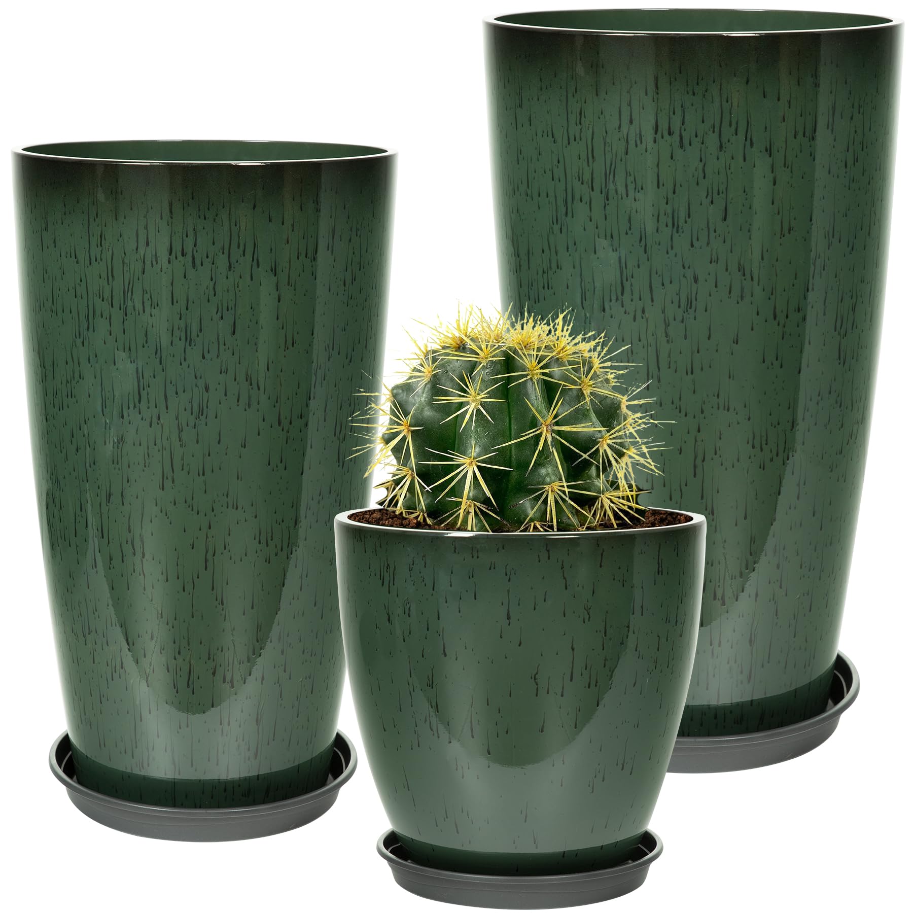 Neoaider 24 in plastic planter with durable outdoor design for large plants