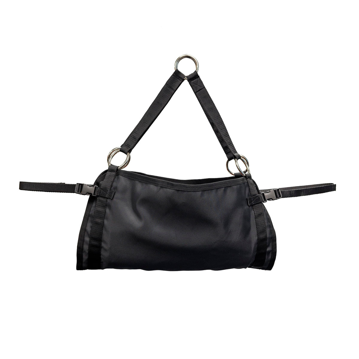 Neogen Ideal Calf Weighing Sling folded for storage, showing compact versatility