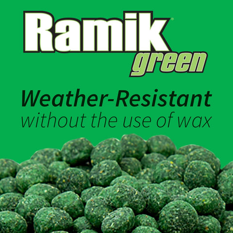 Neogen Ramik Green 20-pound bucket for bulk application.