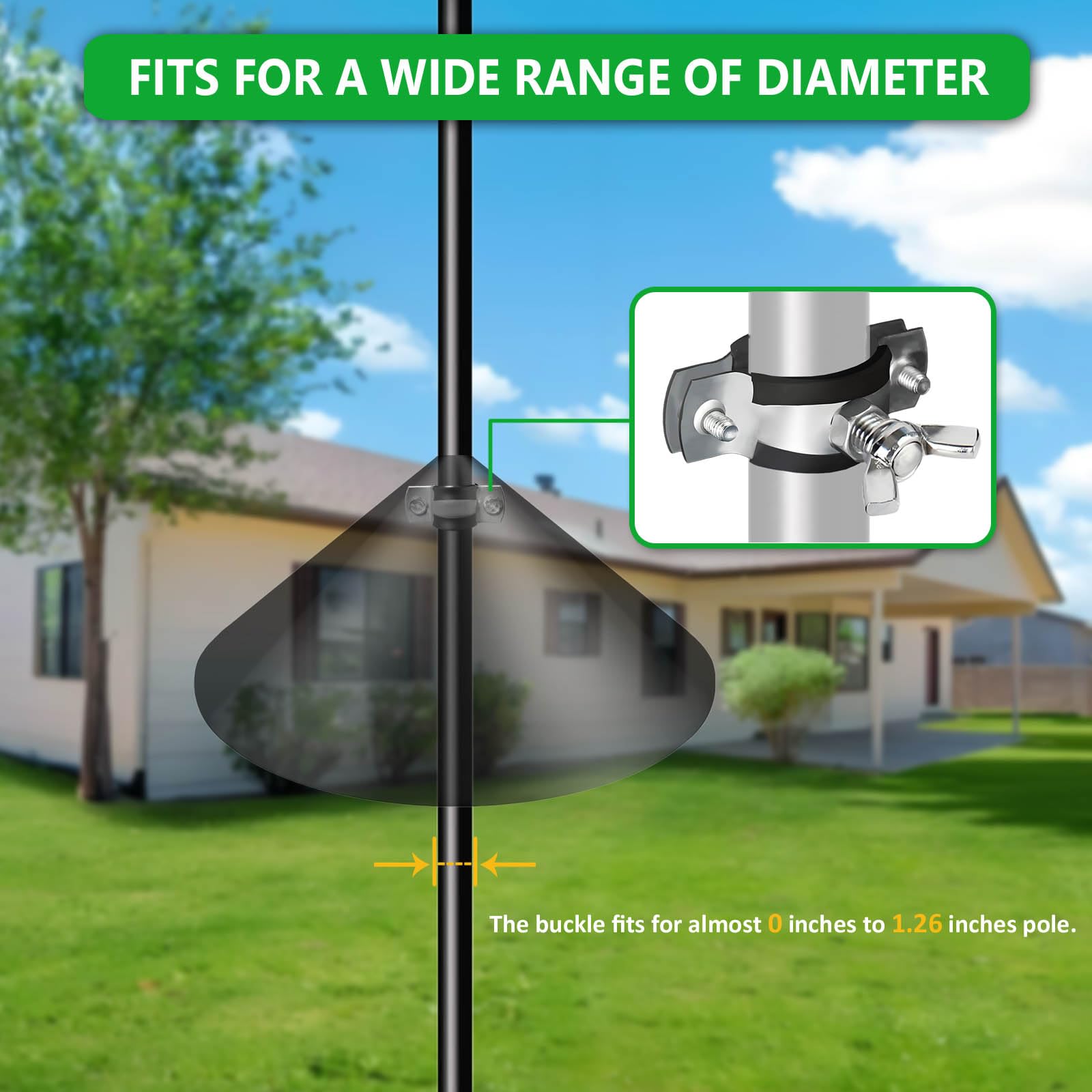 Neokisa built-in rubber gasket ensures steady baffle performance