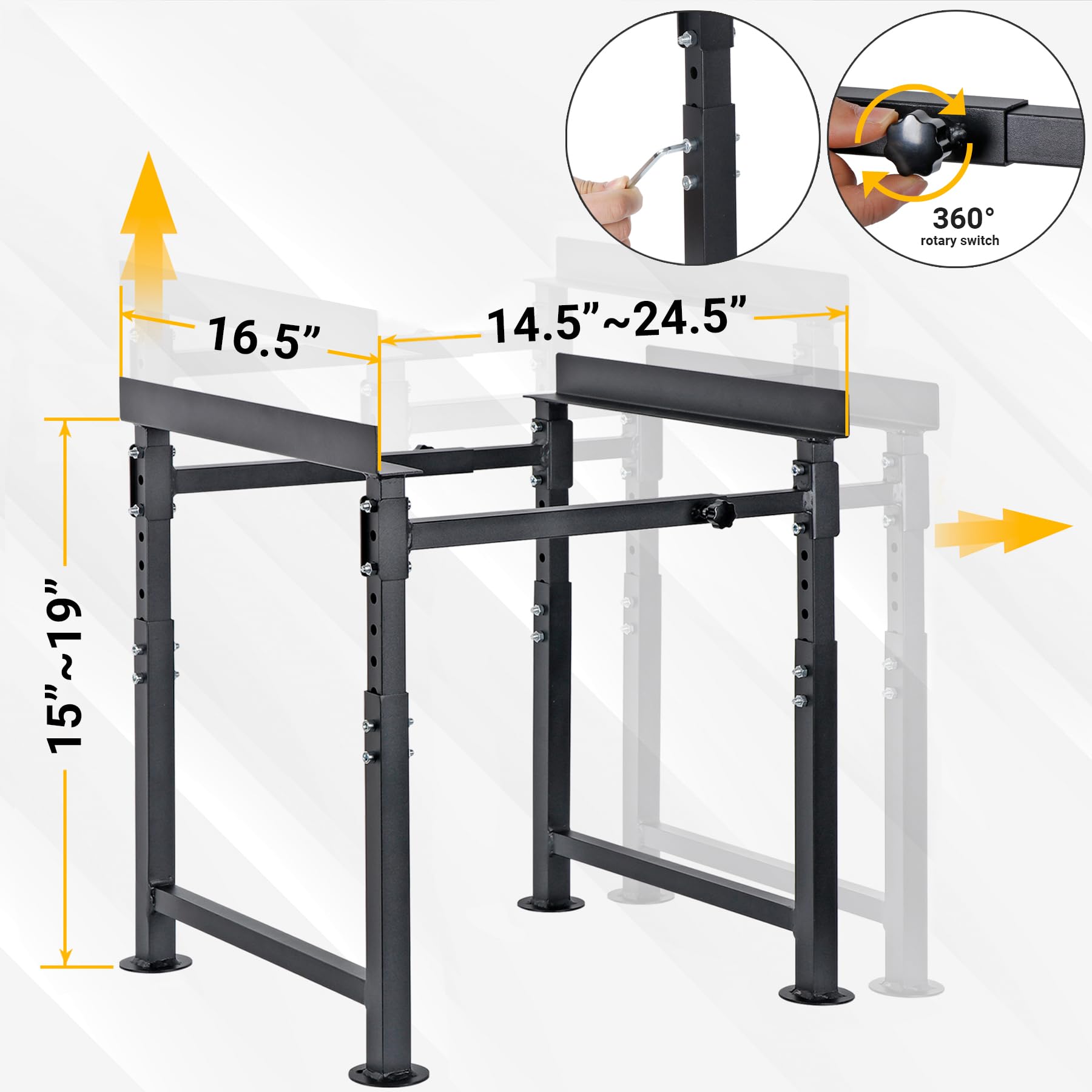 Neorexon hive stand adjustable width for standard hives