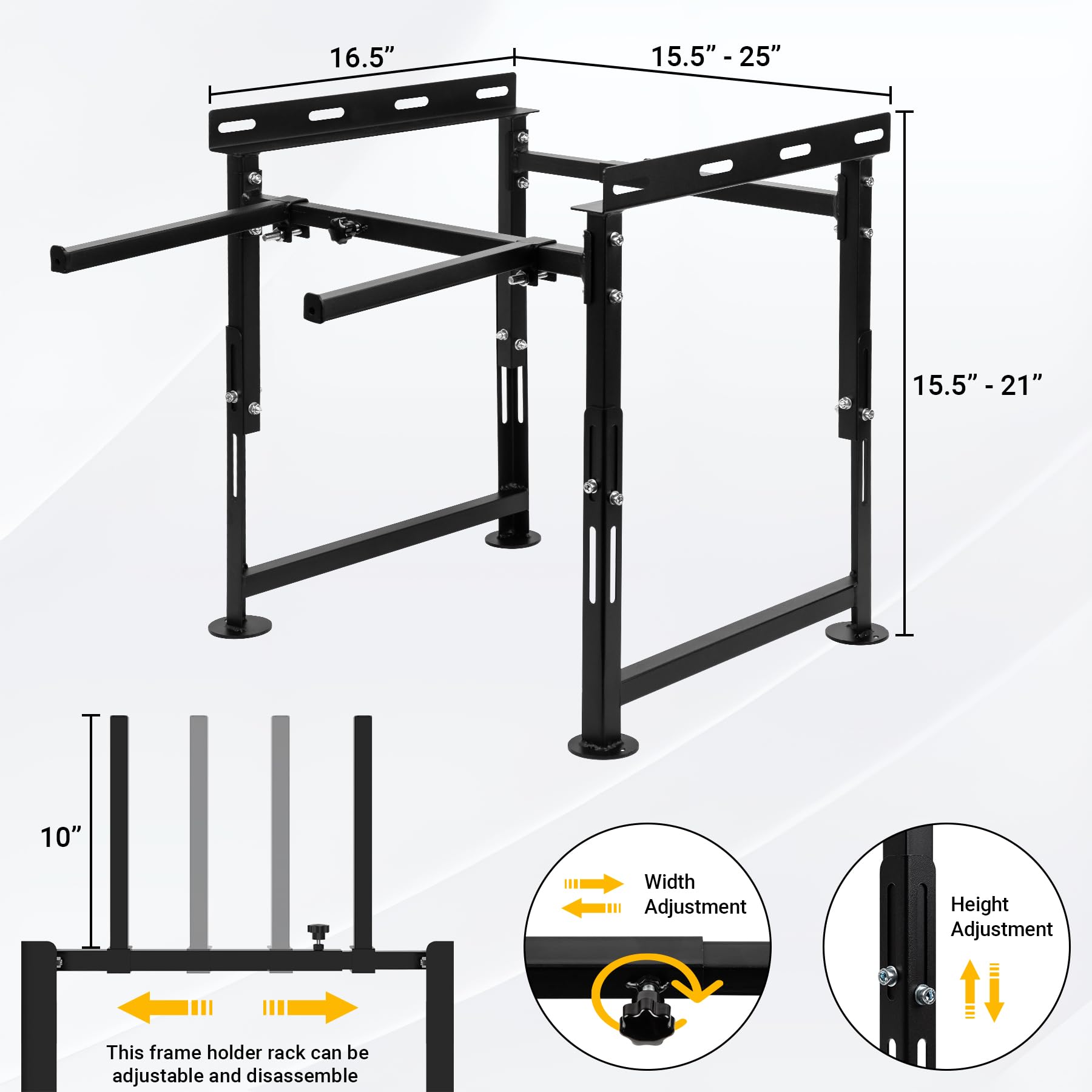 Neorexon hive stand height adjustment demonstrates flexible setup for varying beehive heights.