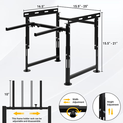 Neorexon hive stand height adjustment demonstrates flexible setup for varying beehive heights.