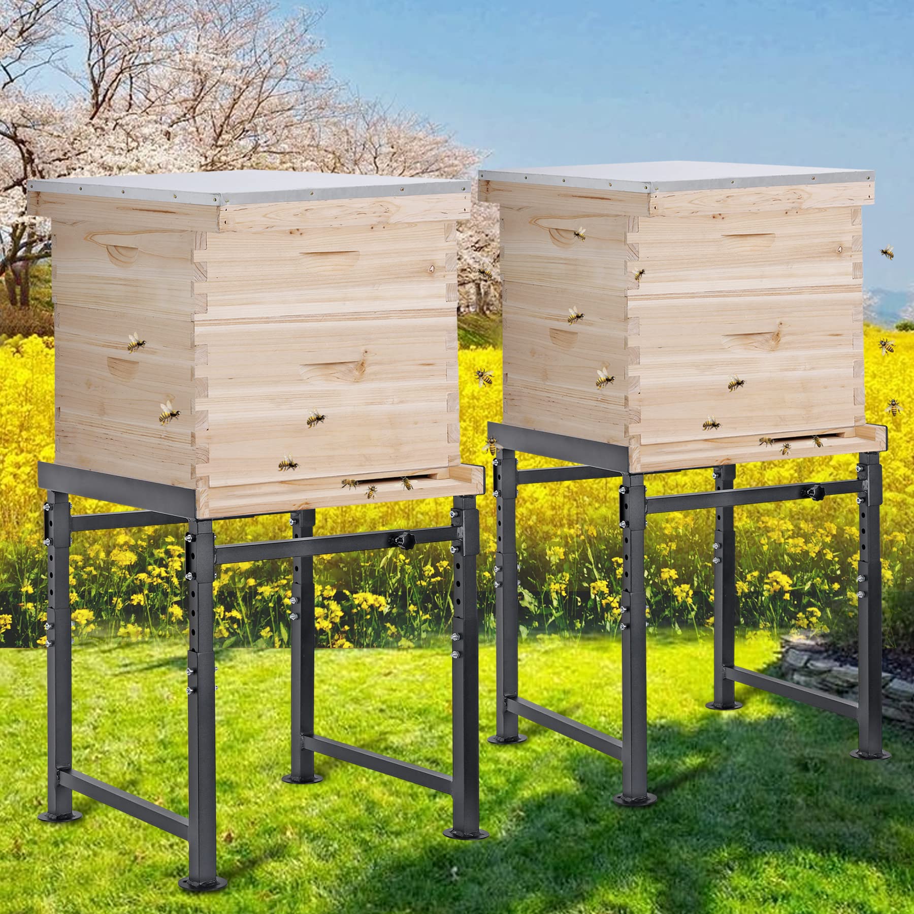 Neorexon sturdy hive stand minimizes wobble in windy conditions