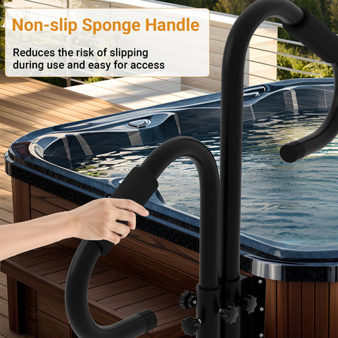 Neorexon two-way design supports inside and outside grip for balance.