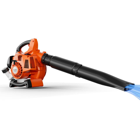 NEOTEC 25.4cc gas leaf blower handheld with compact design for quick yard cleanup.