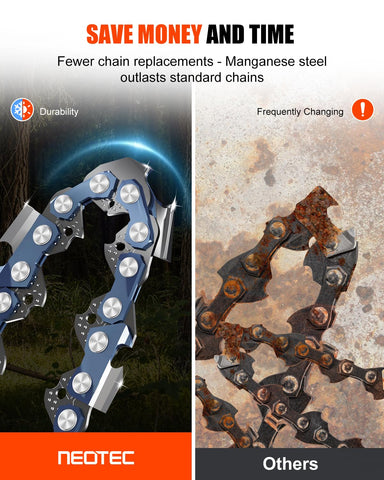 NEO-TEC chain ready for Milwaukee M18 FUEL pole saw compatibility