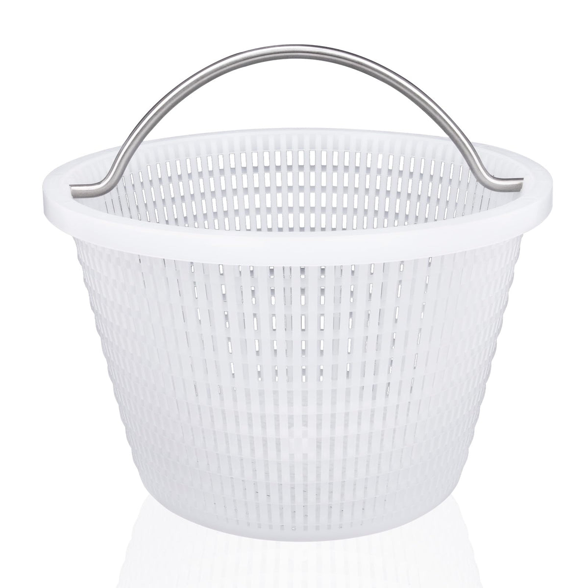 Neowah pool skimmer basket universal fit simplifies installation for Bermuda and Waterway skimmers.
