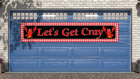 Nepnuser crawfish banner, reusable for multiple celebrations.