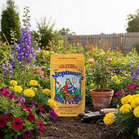 Neptune’s Harvest resealable bag preserves freshness after use.