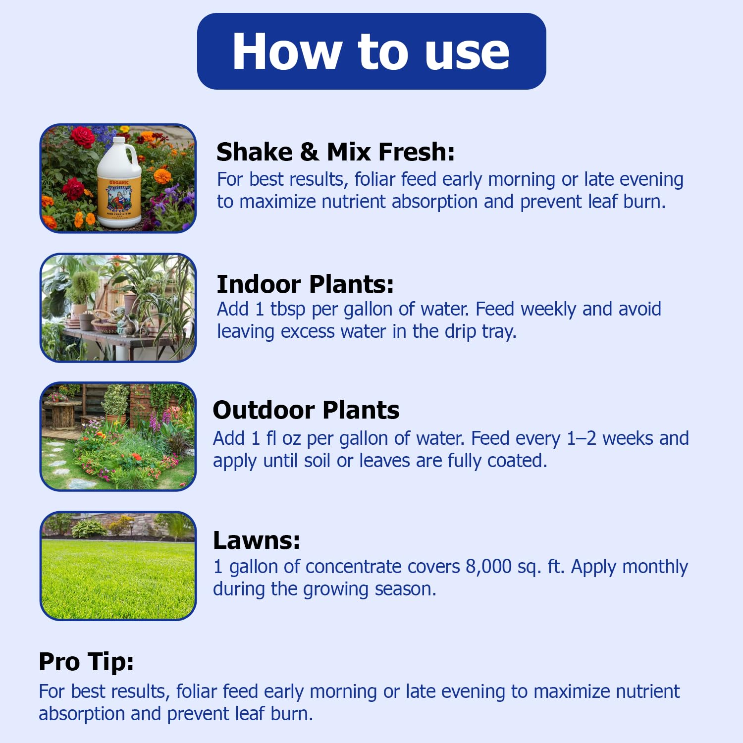 Neptune's Harvest lawn application promoting greener, healthier turf.