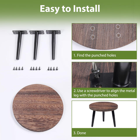 Neracking 8 Inch Plant Stand ships as a single piece for easy placement.