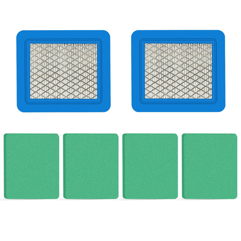 Nerans 491588S air filter close-up showing Briggs & Stratton compatibility