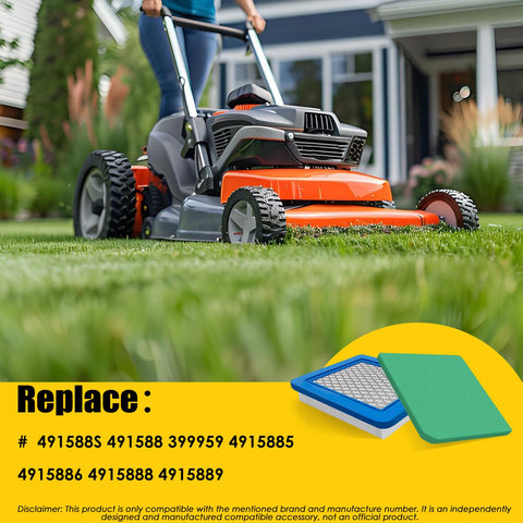 Nerans air filter replacement for Toro and Craftsman mowers, quick swap