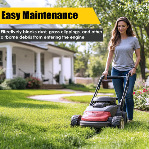 Replacement kit with three air filters and six pre-filters for easy maintenance