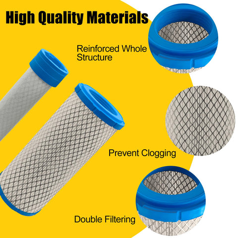 Nerans packaging includes two outer and two inner filters for season-long service.