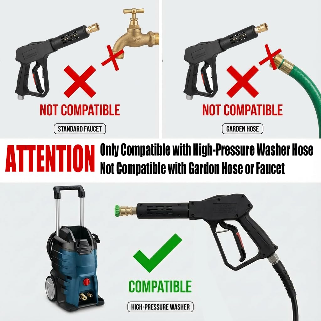 NereidWash ergonomic dual-lock trigger for comfortable operation
