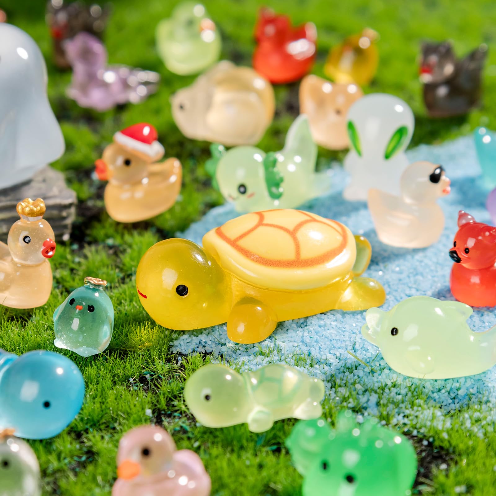 Nerfcareani glow bird figure brightens crafts and dollhouses in dim rooms