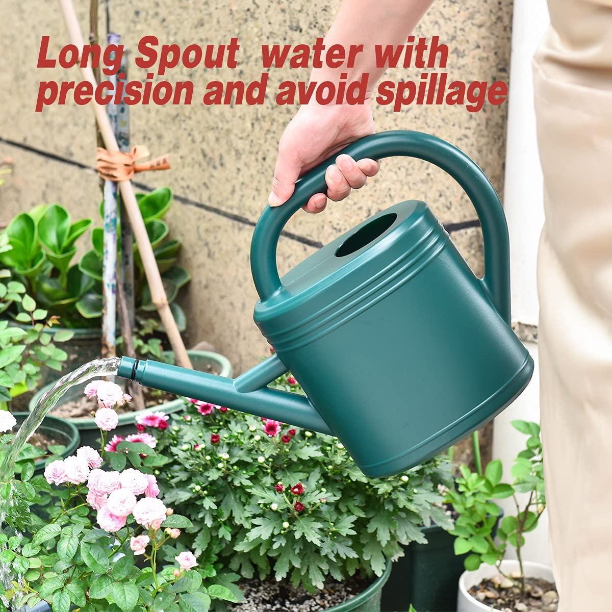 NERUB 1-gallon capacity ideal for patio watering with gentle shower