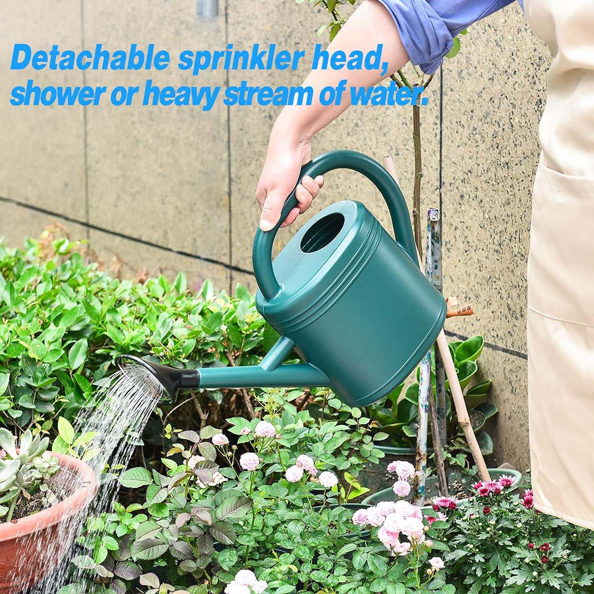 NERUB Watering Can with gasket prevents leaks during use