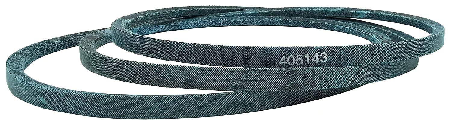 Neryera 46-inch deck belt installation on mower for proper fit.