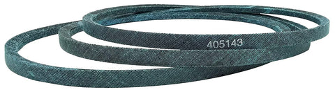 Neryera 46-inch deck belt installation on mower for proper fit.