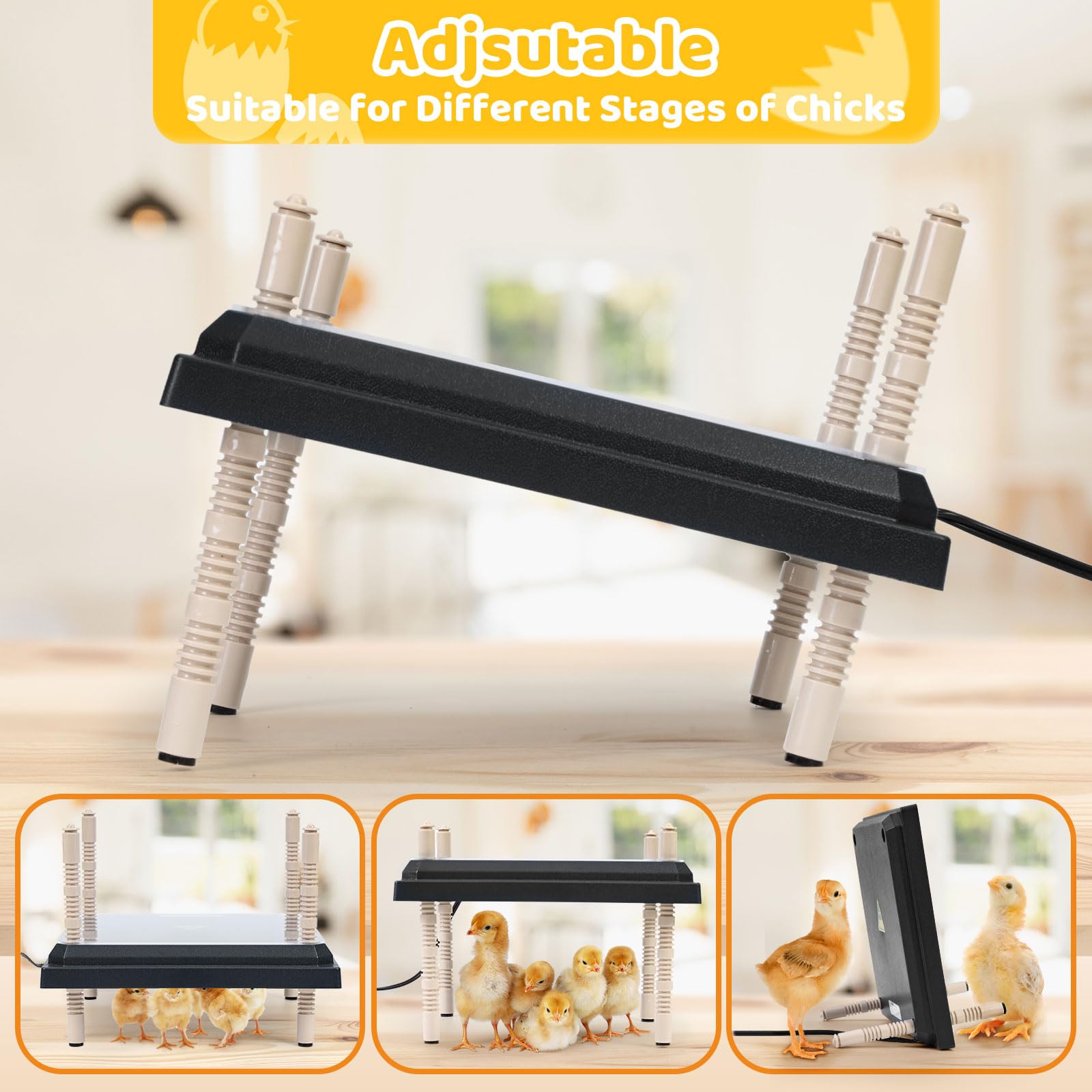 NesCozy Brooder Plate delivering consistent radiant heat for a cozy brooder