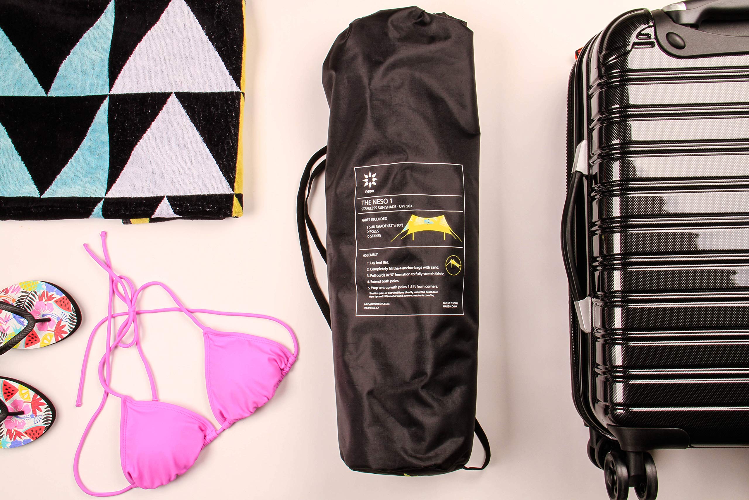 Neso wind-ready design stands up to gusts up to 20 mph