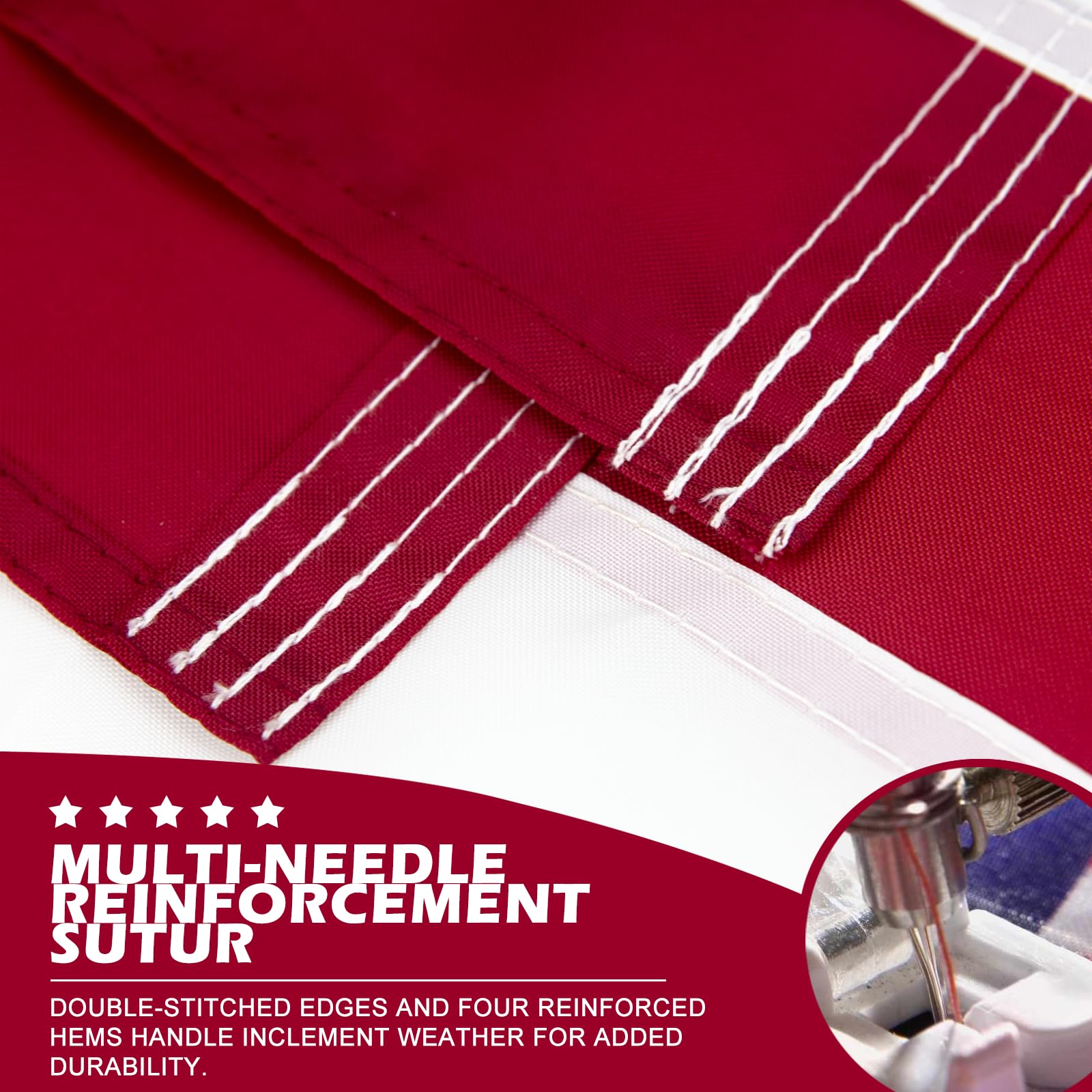 NESSDOVE quick-drying nylon flag suitable for outdoor use
