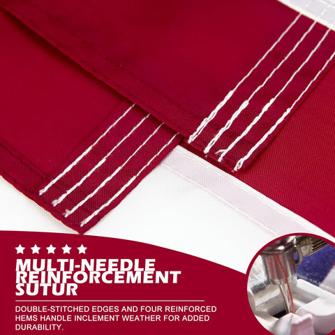 NESSDOVE quick-drying nylon flag suitable for outdoor use