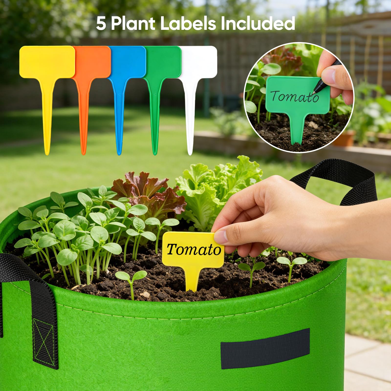 NESSTU bags suited for balcony and patio gardening setups