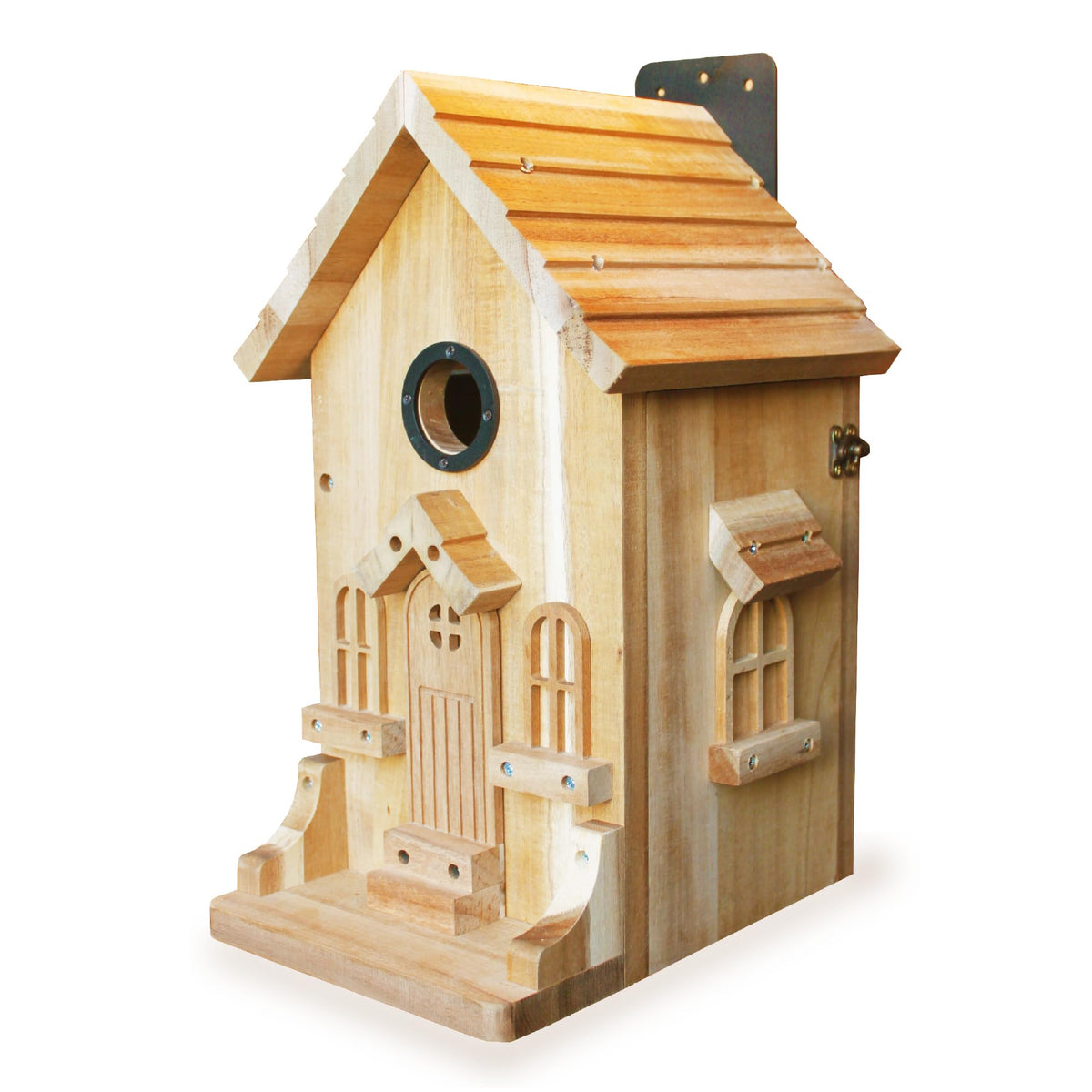 Nestingood premium wooden bird house kit entrance 1-5 inch for bluebird nesting