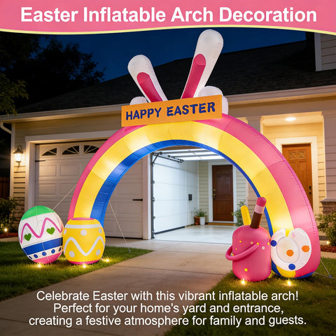 Nestly versatile Easter arch suitable for gardens, parties, and school events.