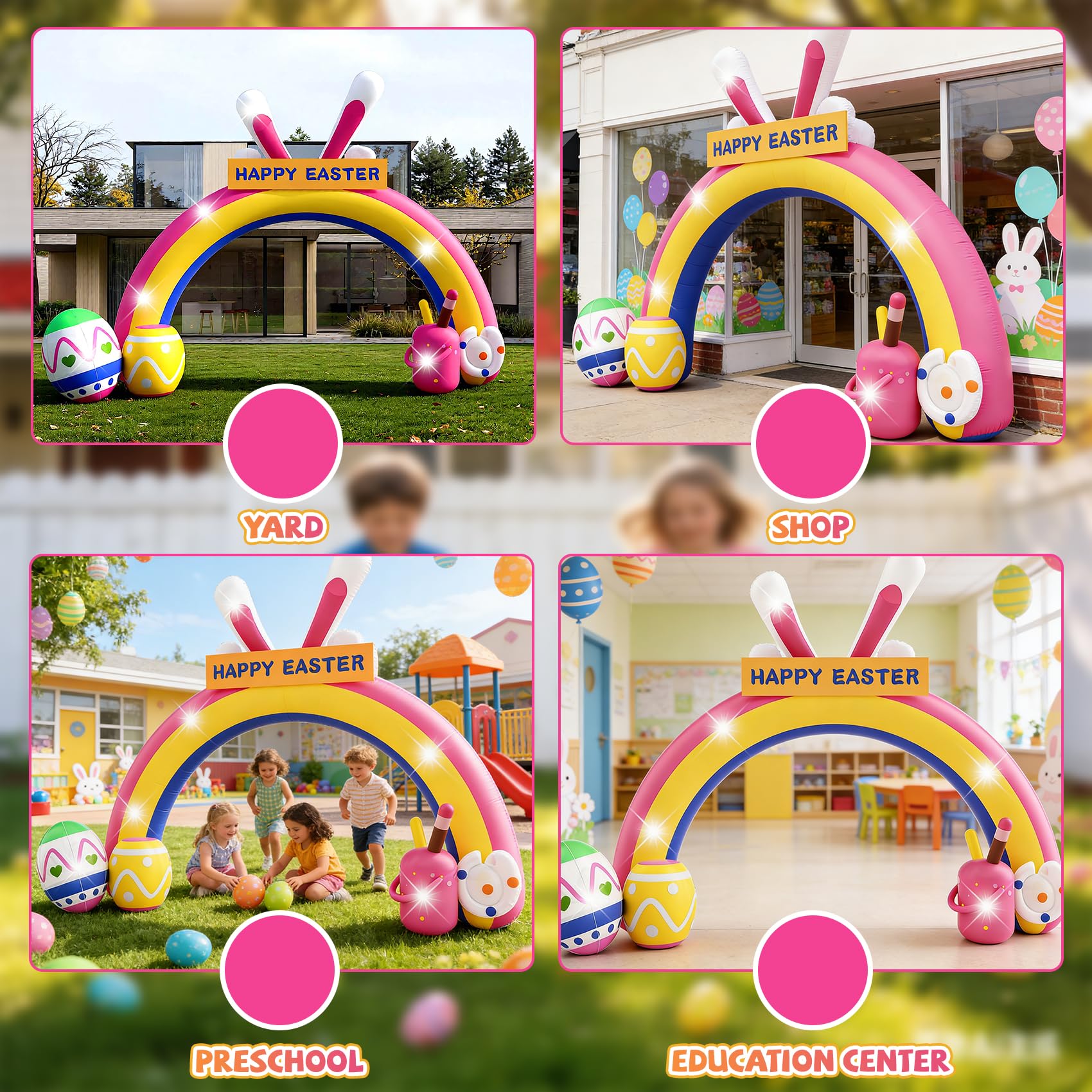 Nestly UV-resistant material keeps colors bright after seasons of use.