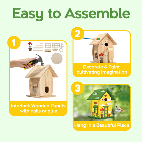 NESTO gift-ready bird house kit perfect for creative home gifts